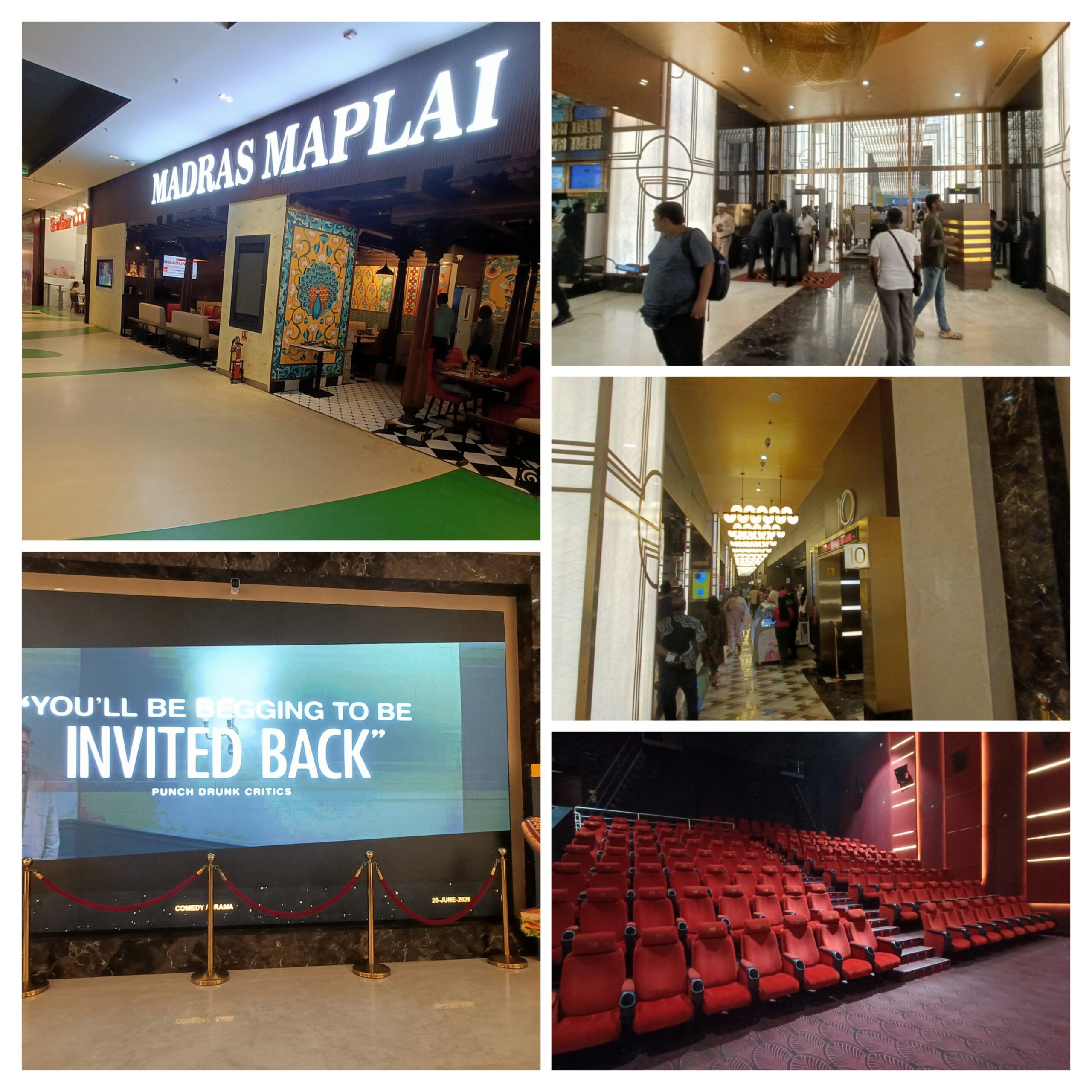 Collage of PVR Chennai 