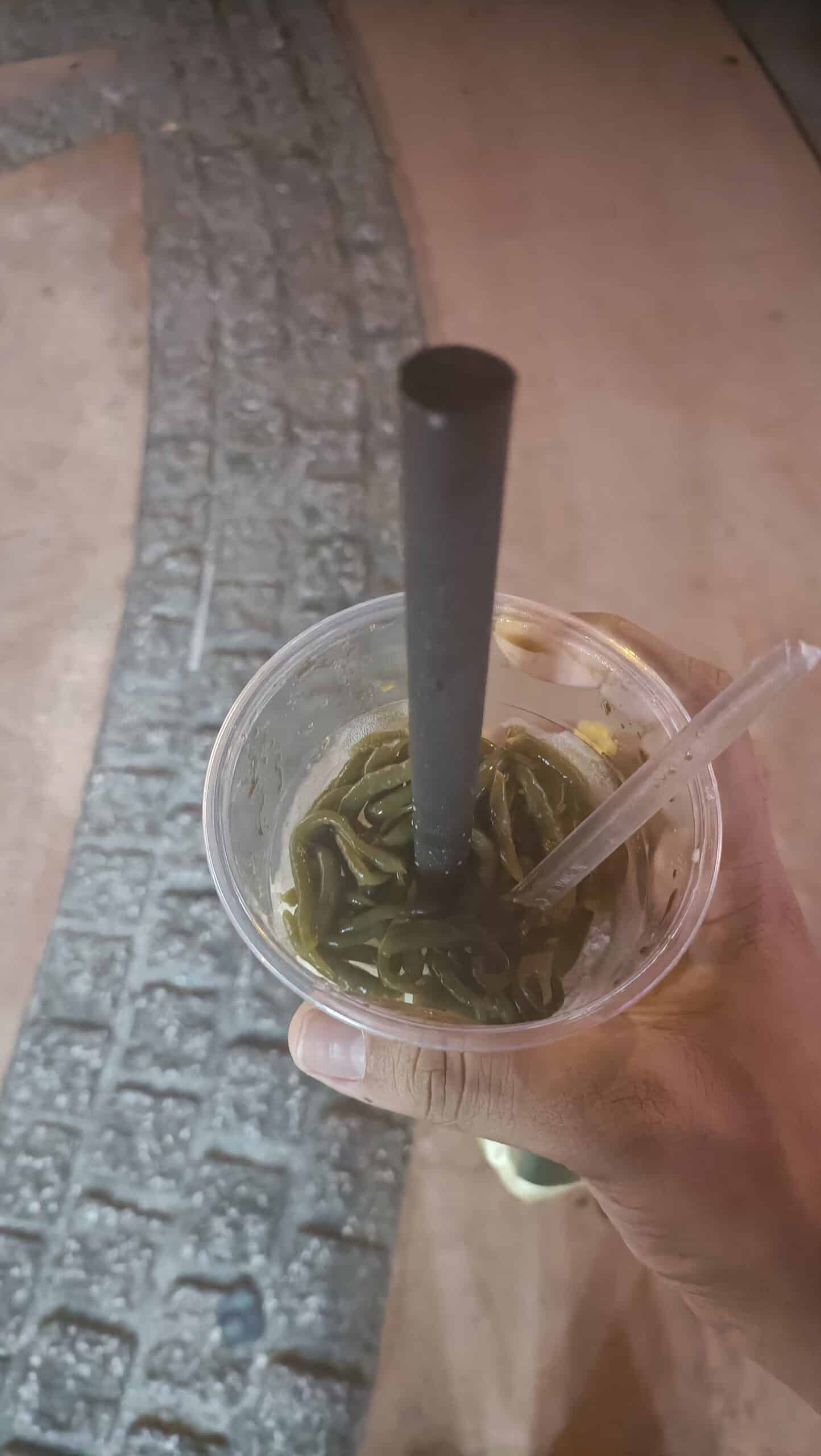 A not so sweet Original Chendol as per my request 